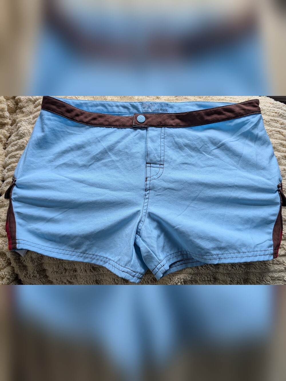 RARE Vtg Billabong Women's Surf Board Shorts Rainbow Stripes 🌈